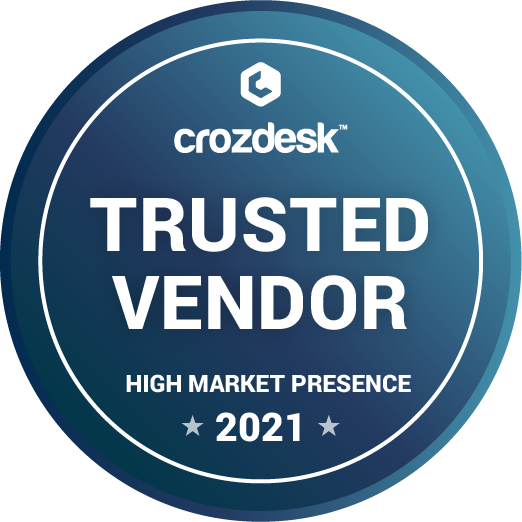 Crozdesk trusted vendor badge icon