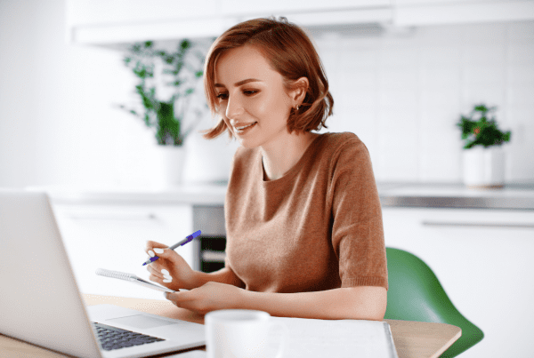 clinician works on starting a new practice