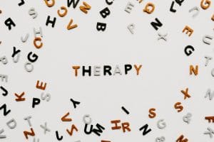 magnet letters spelling therapy
